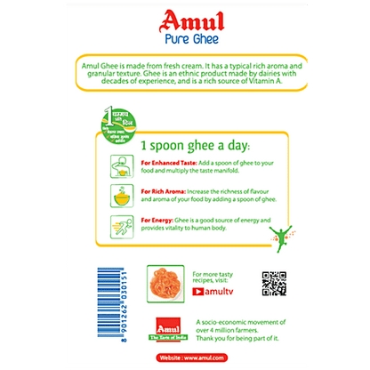 Amul Pure Ghee 1 L Tin