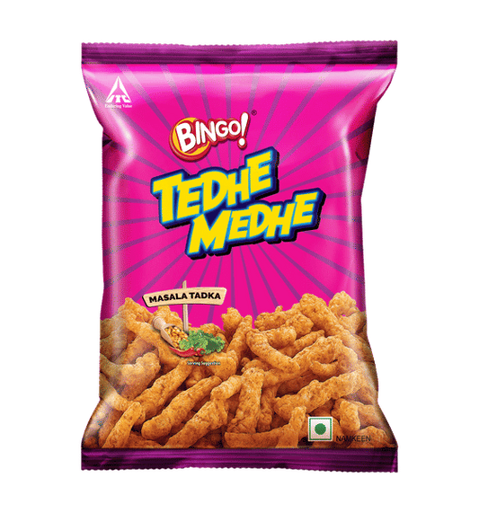 Bingo Tedhe Medhe Masala Tadka Crisps